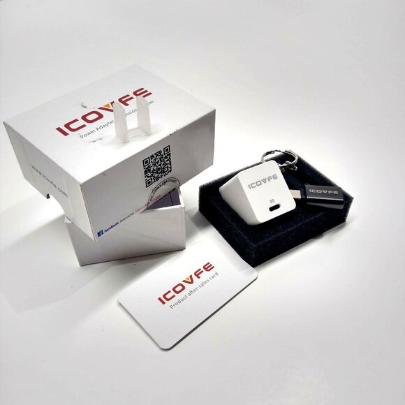 ICOVFE Pro Butler PD Charger 18W USB-C Model R5401 Compact & Portable / Keychain - Picture 7 of 7